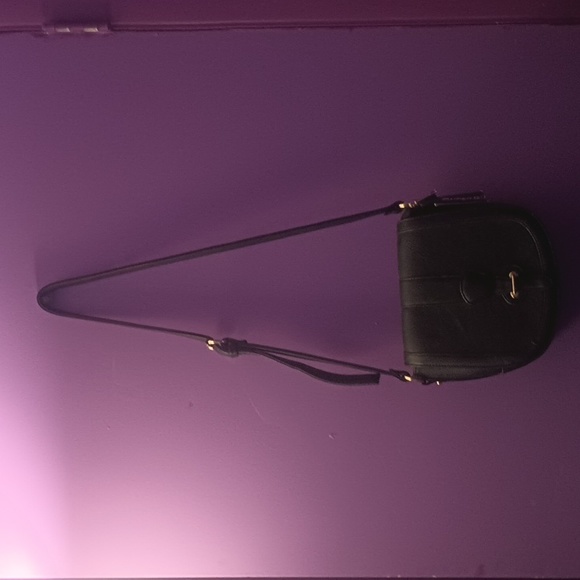 Bags New Black Leather Saddle Crossbody Poshmark